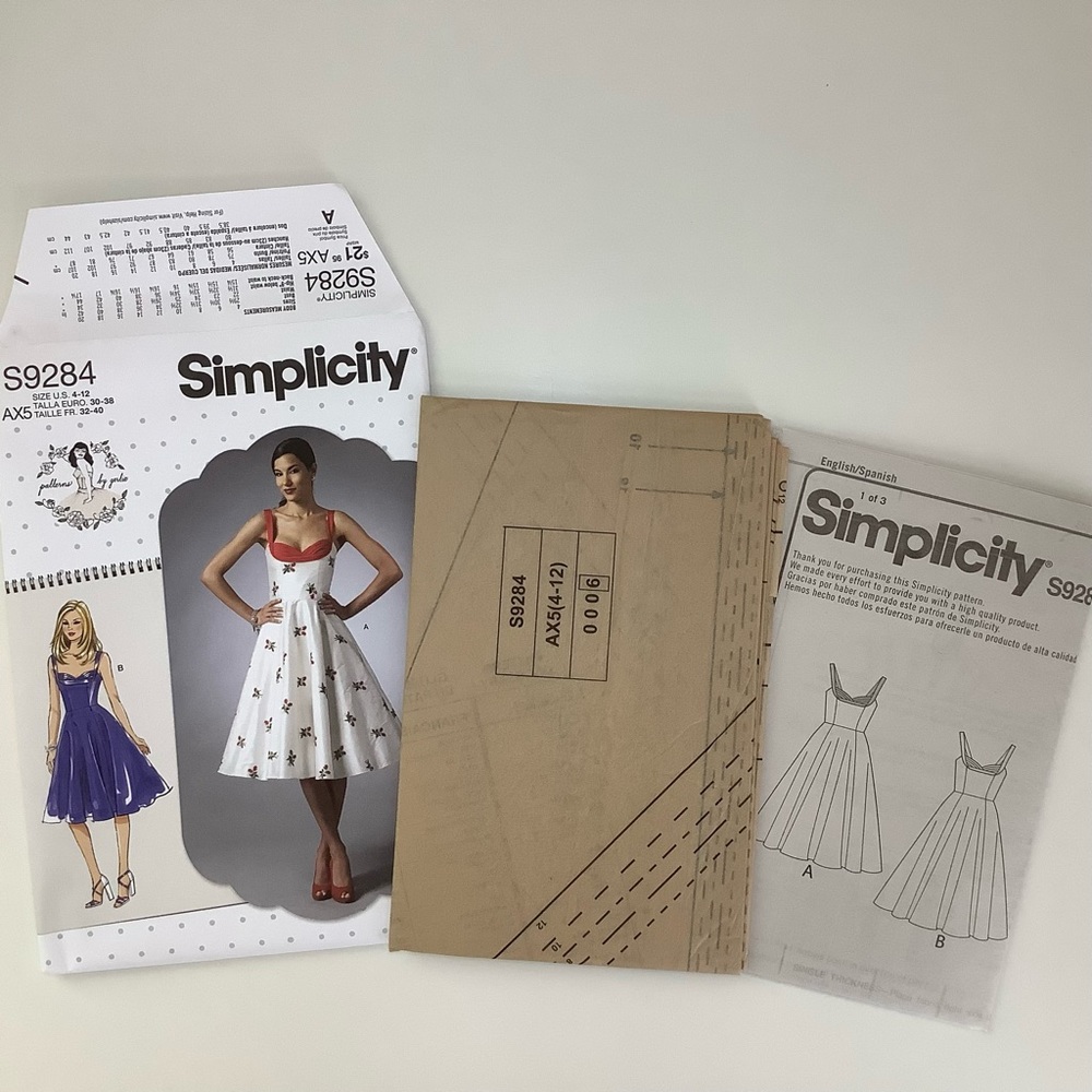 Simplicity S9284 Sewing Pattern - Picture 3 of 6